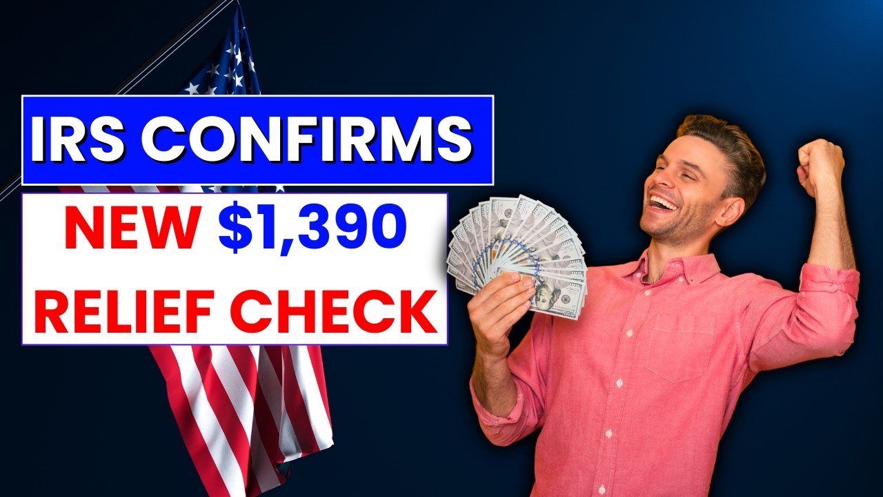 $1390 Direct Deposit Relief Check Coming in January 2026, Says IRS